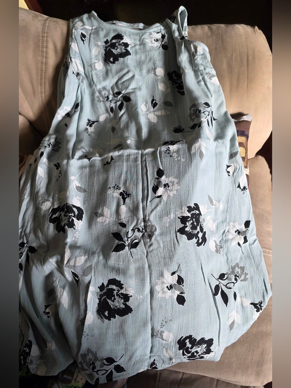 Mint And Black Shift Dress By Maurices, Ladder Back, M